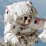 STS-111 Astronaut Franklin Chang-Diaz On Spacewalk